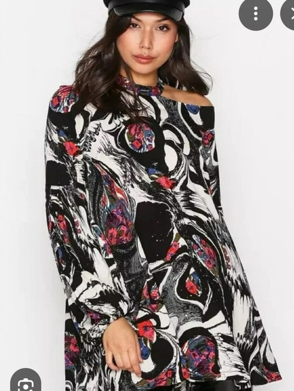 Free People Drift Away Cold Shoulder Tunic